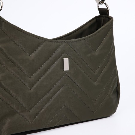 Women's bag Textura, baguette, small size, khaki color-3