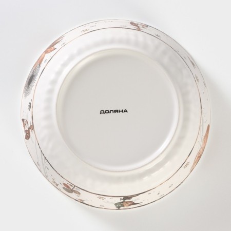 Porcelain salad-bearing “Aristocrats cats”, 1 l, d = 18 cm, white color-3