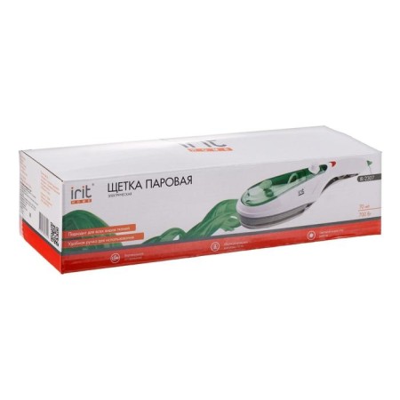 IRIT IR-2307 steamer, manual, 700 watts, 70 ml, white-green-10