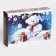 New Year. Box under 6 sweets "with New GOD!", 13.7 x 9.8 x 3.8 cm, confectionery packaging