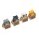 Eraser Deveente Miracle, Figure, 40x21.5x15mm, MIX X 4 types