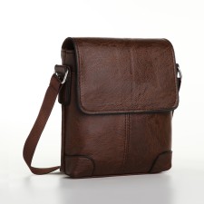 Male bag, brown color