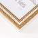 Photo frame Plastic "reed" 15x21 cm, white