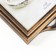 Photo frame plastic in 2 photos 10x15 cm "tulips" Dark gold 20x31 cm