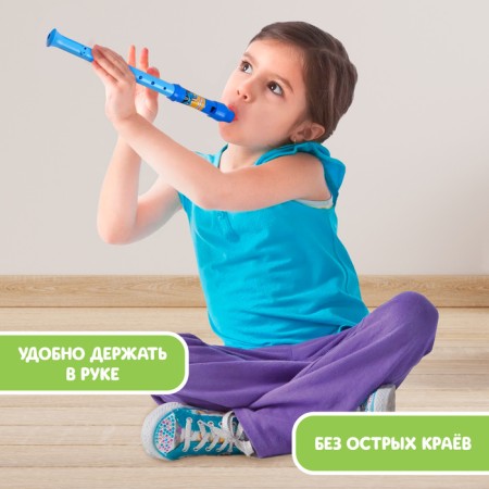Musical toy "Dudochka: Blue Tractor"-4