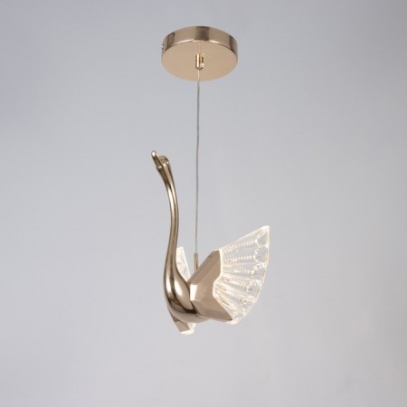 Bayerlux lamp "Swan" LED 12W gold 24x15.5x22-110 cm-1