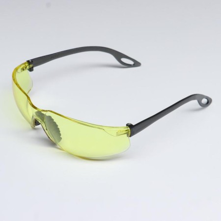 Open -type protective glasses yellow-1
