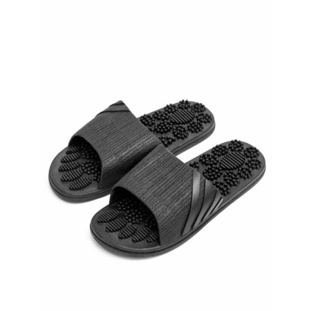 Slippers with a massage effect, open nose, size 40-41, black color-6