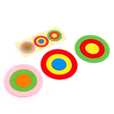 Game set of felt "Circles"-3