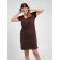 Women's dress, size 52, brown color
