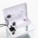 The Seastar HX-180F Aquarium includes: LED lamp, filter, 3.5 l, white