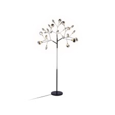 Floor telescopic lamp with an interchangeable Ambrella Light, Traditional, TR3030, 27XG4, black color, chrome