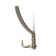 Hook furniture tundra TKT001, three -rod, bronze