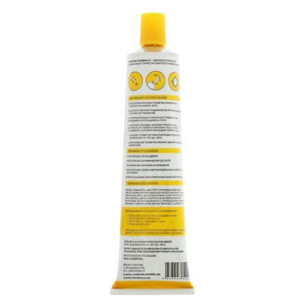 Kronbuild sealant, silicone, universal, colorless, 80 ml-1