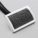 Brush - a packer for average animals, with drops, 85 x 46 mm, black