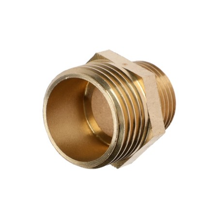 Nipple of transition Zein, 1/2 "x 3/8", outer thread, brass, packing 5 pcs.