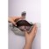 Gobo bag female, eco -leather, ludor gray, 30x10x19 cm