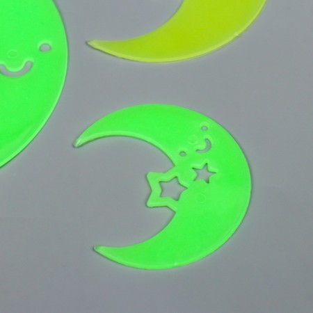 Sticker phosphorus plastic "months" set 9 pcs MIX 17x12 cm-2