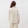 Women's blouse Minaku: Velvet Collection Milk color, river 48