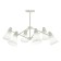 Ceiling EVOLUCE lamp. Sle103502-06. Biane. 6x40 watts, E14, 74x74x42 cm, white color