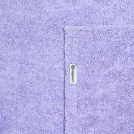 Set for bathing crumbs I (ocorous towel 85*85 ± 2cm, towel 40*55cm, mittens), lilac color-4