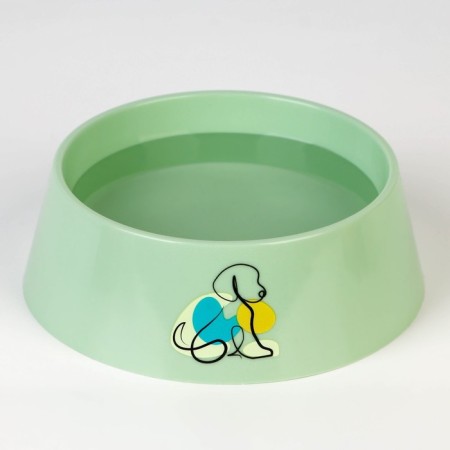 Plastic bowl “DOG”, olive, 300 ml-2