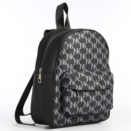 School backpack on lightning, dark gray color-1