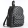 School backpack on lightning, dark gray color