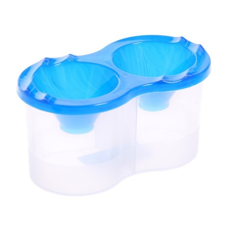 Double Calligrata, 150 x 2 ml, with a hand holder, blue, blue