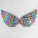 Carnival wings "Angel", for children, multi -colored