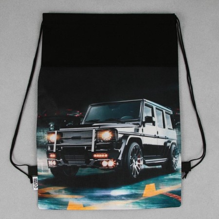 Back for shoes "Cool car" Non -packed canvas, size 30 x 40 cm-1