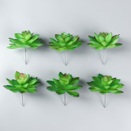 Artificial succulent for creating Florarium "Young Silver Song" 10.5x10x10 cm-2