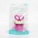 Nibbler with silicone mesh, rotating piston, raspberry color