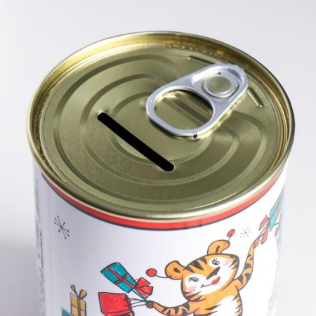 Pigger Bank Metal "I am smoking for a trip to Paris"-4