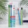 Medica toothbrush of medium stiffness, biodegradable, blue + green, 2 pcs.