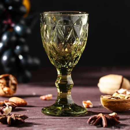 Glass glass Magistro "cruise", 50 ml, 5 × 10 cm, green color