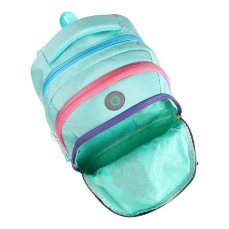 School backpack, 40 x 27 x 20 cm, Grizzly, ergonomic back, laptop department, turquoise-7