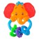 Rattle "Africa: elephant", color mix