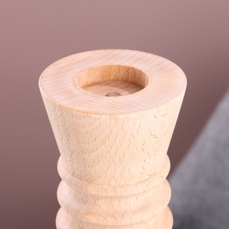 Candlestick, model No. 2, 9 x 25 cm, beech-2