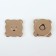 Magnetic, sewing buttons, d = 18 mm, 10 pcs, gold color