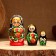 Nesting doll 3x-doll, "Laura Beauty", 10-11 cm