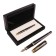Gift handle, feathers, in the leatherette case, VIP, black body