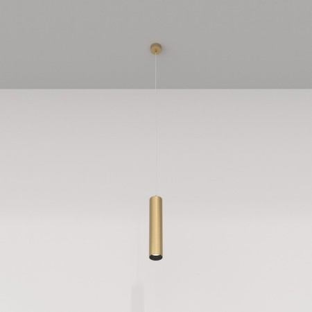 Suspended Technical P075PL-01MG, 1XGU10, 10W, 6x6x30 cm, color gold gold-1