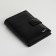 Male purse on magnet 3 in 1, department for auto documents, passports, black color