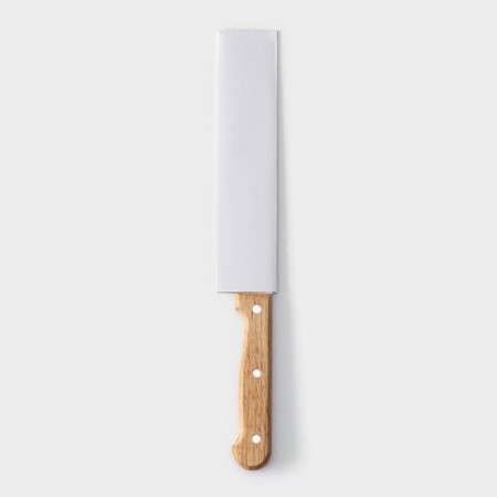 Knife Kitchen shade "Cook three", blade 18 cm, wooden handle-3