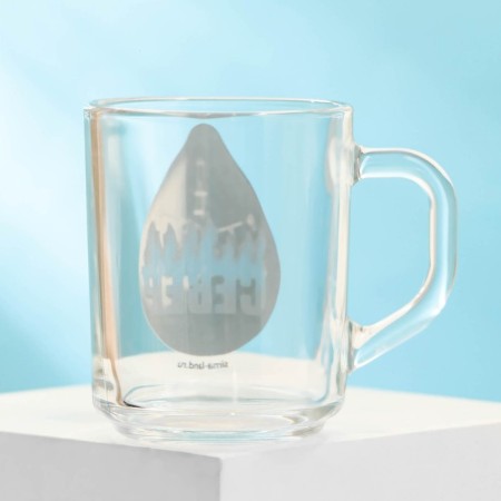 Glass mug "North", 200 ml-2