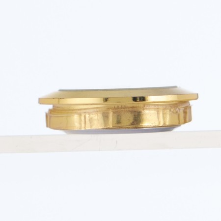 Quartz clock, D-2.5 cm, LQ377A, discrete move, gold-4