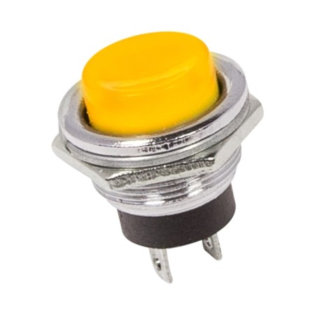 Switch-Knopka Metal 250V 2A (2C) OFF- (ON) Ø16.2 Yellow (RWD-306) Rexant