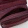 Velcro cosmetic bag, with hook, burgundy color