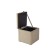 Puf Oslo Mini, 400x400x410, velor light brown